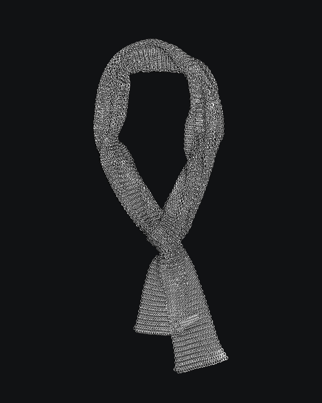 Chainmail Slim Scarf