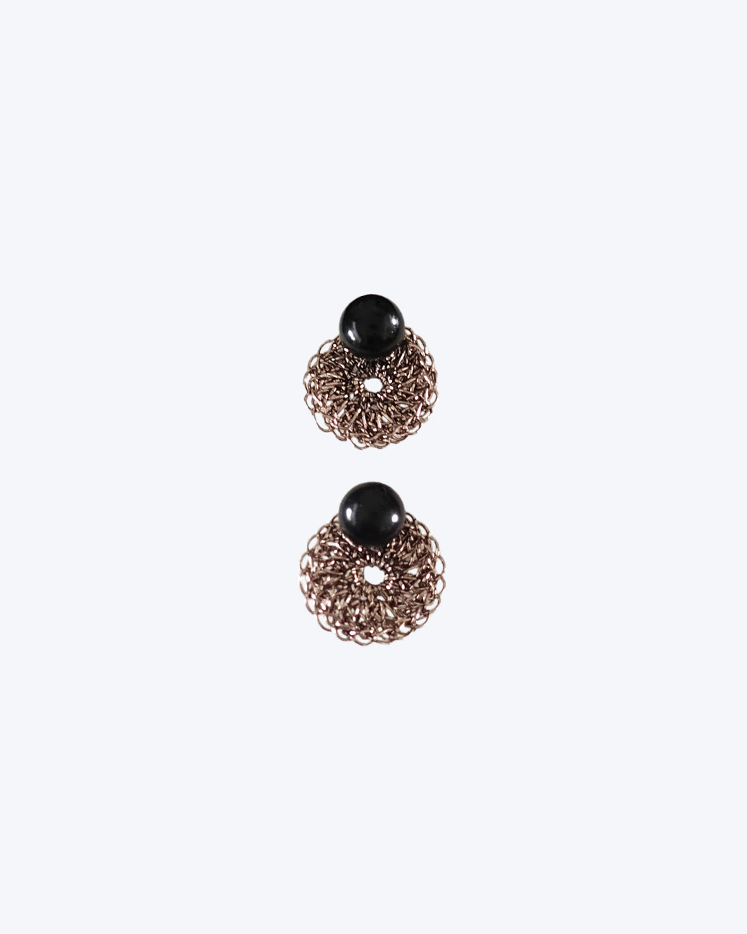 Circle & Pearl Studs
