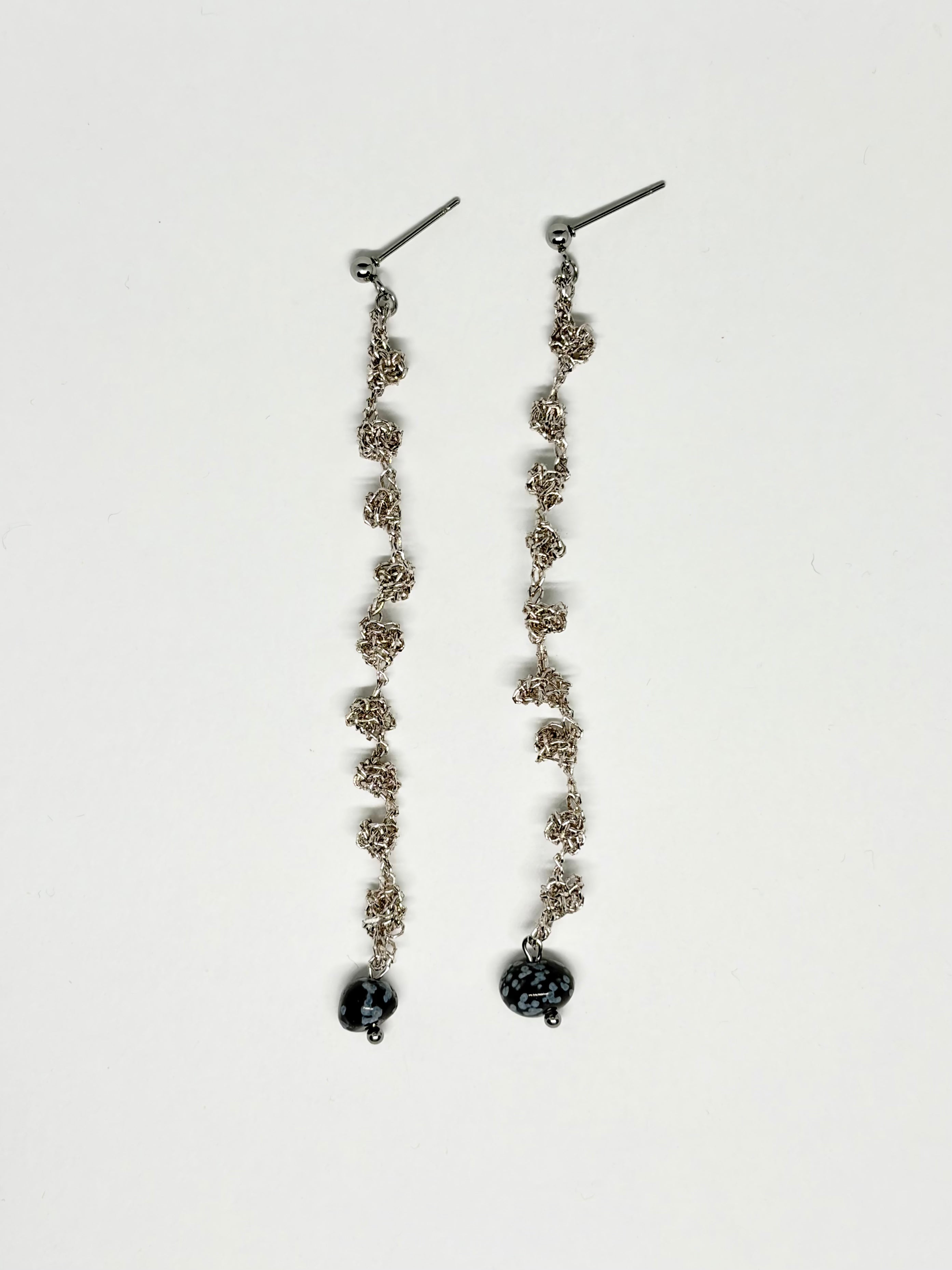 Rain (Snowflake Obsidian)